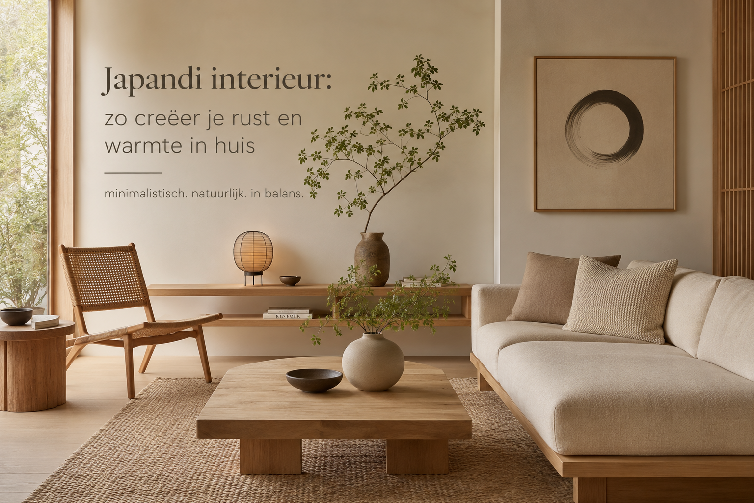 Japandi interieur: zo creëer je rust en warmte in huis